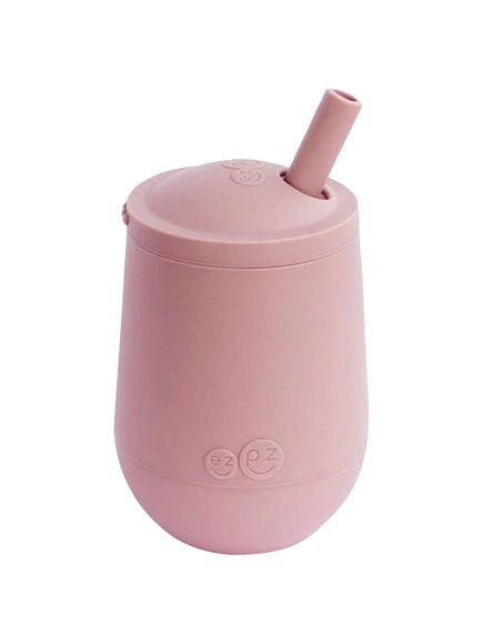 ΕΚΠΑΙΔΕΥΤΙΚΟ ΠΟΤΗΡΙ MINI CUP+ΚΑΛΑΜΑΚΙ EZ PZ MINI UTENSILS - BLUSH