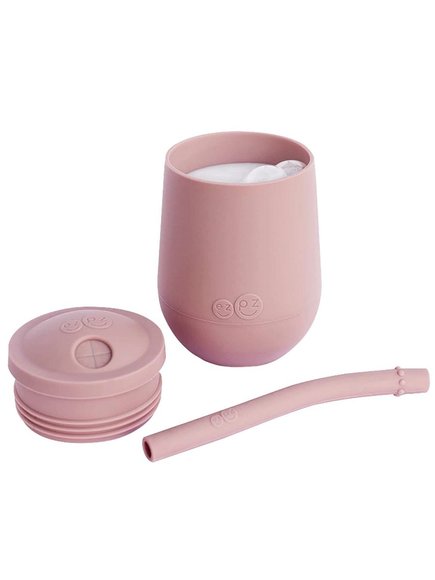 ΕΚΠΑΙΔΕΥΤΙΚΟ ΠΟΤΗΡΙ MINI CUP+ΚΑΛΑΜΑΚΙ EZ PZ MINI UTENSILS - BLUSH