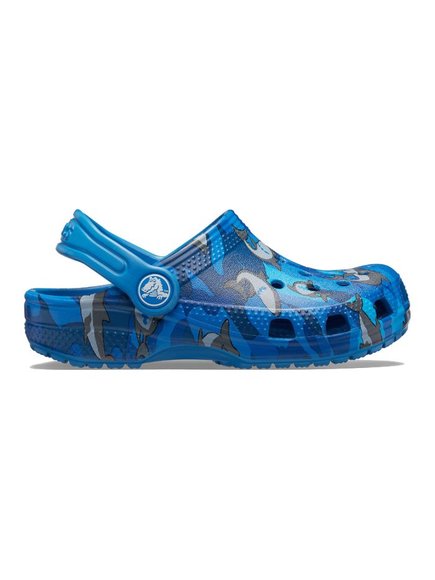 ΠΑΙΔΙΚΑ ΠΑΠΟΥΤΣΙΑ CROCS CLOG CROCBAND SHARK ΓΙΑ ΑΓΟΡΙΑ – ΜΠΛΕ
