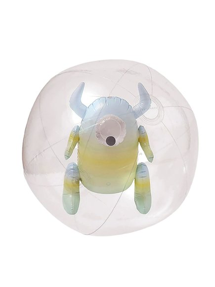 SUNNYLIFE Φουσκωτή Μπάλα Θαλάσσης Monster 3D