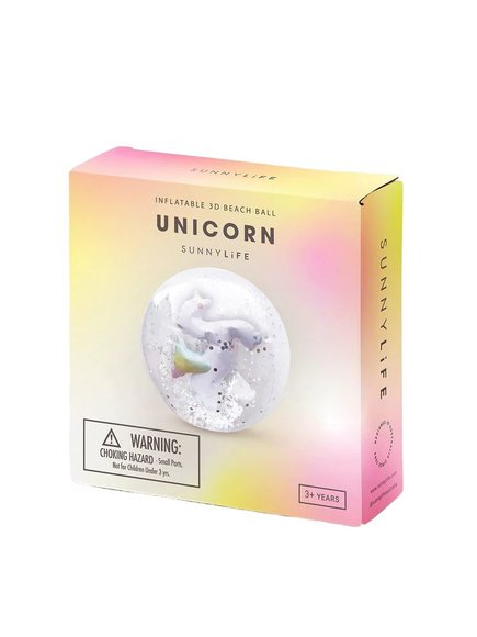 ΦΟΥΣΚΩΤΗ 3D ΜΠΑΛΑ ΘΑΛΑΣΣΗΣ SUNNYLIFE UNICORN ΓΙΑ ΚΟΡΙΤΣΙΑ