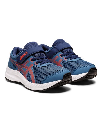 Παιδικά Παπούτσια Asics Contend 8 για Αγόρια Blue/Red (Μεγέθη 27-35)