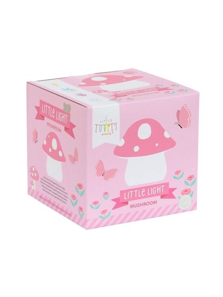 A Little Lovely Company Led Παιδικό Διακοσμητικό Φωτιστικό Pink Mushroom