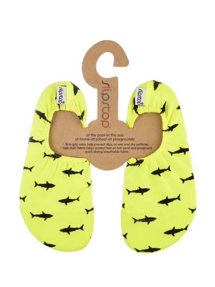 SLIPSTOP Αντιολισθητικά Παιδικά Παντοφλάκια Colored Shark - ΚΙΤΡΙΝΟ ΑΓΟΡΙ > Παπούτσια
