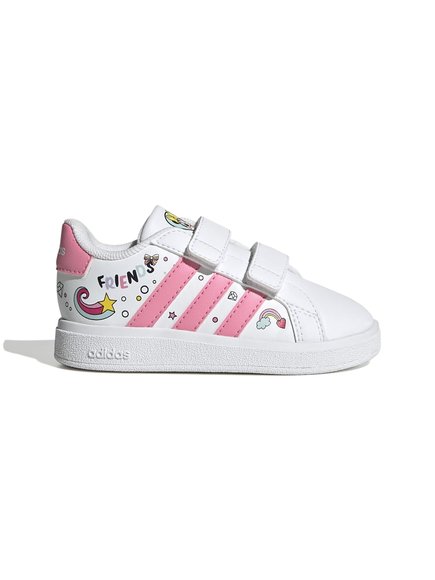 ΒΡΕΦΙΚΑ ΛΕΥΚΑ ADIDAS GRAND COURT MINNIE CF ΓΙΑ ΚΟΡΙΤΣΙΑ – ΛΕΥΚΟ