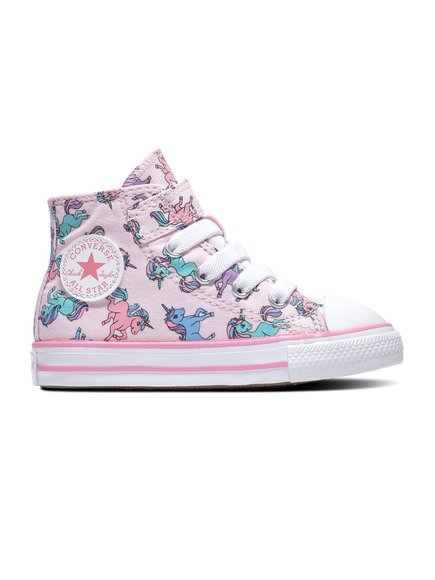 ΒΡΕΦΙΚΑ ΡΟΖ ΠΑΠΟΥΤΣΙΑ CONVERSE CHUCK TAYLOR ALL STAR UNICORNS ΓΙΑ ΚΟΡΙΤΣΙΑ – ΡΟΖ
