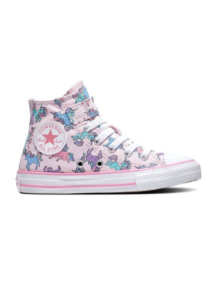 ΠΑΙΔΙΚΑ ΡΟΖ ΠΑΠΟΥΤΣΙΑ CONVERSE CHUCK TAYLOR ALL STAR UNICORNS ΓΙΑ ΚΟΡΙΤΣΙΑ – ΡΟΖ