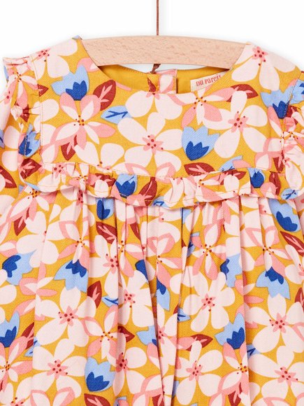 ΒΡΕΦΙΚΟ ΜΟΥΣΤΑΡΔΙ ΦΛΟΡΑΛ ΦΟΡΕΜΑ ΓΙΑ ΚΟΡΙΤΣΙΑ