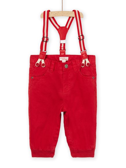 Βρεφικό Παντελόνι για Αγόρια Bright Red