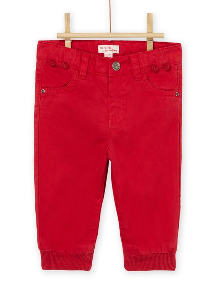 Βρεφικό Παντελόνι για Αγόρια Bright Red