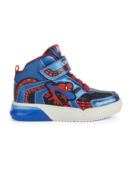 ΠΑΙΔΙΚΑ ΣΚΟΥΡΑ ΜΠΛΕ ΠΑΠΟΥΤΣΙΑ GEOX GRAYJAY MARVEL SPIDERMAN ΓΙΑ ΑΓΟΡΙΑ – ΣΚΟΥΡΟ ΜΠΛΕ