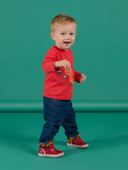 ΒΡΕΦΙΚΗ ΚΟΚΚΙΝΗ ΜΑΚΡΥΜΑΝΙΚΗ ΜΑΚΟ ΜΠΛΟΥΖΑ ΓΙΑ ΑΓΟΡΙΑ