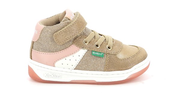 ΚΟΡΙΤΣΙ > Παπούτσια Παιδικά Παπούτσια για Κορίτσια Kickers Kickalien Beige/Pink - ΜΠΕΖ