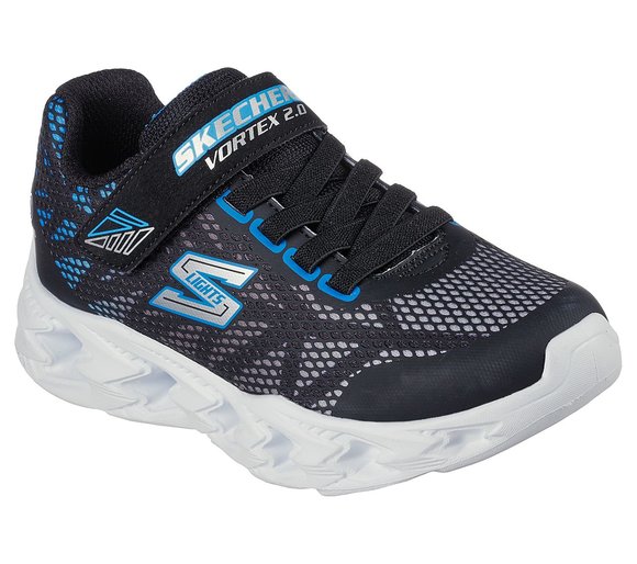 ΠΑΙΔΙΚΑ ΜΑΥΡΑ ΠΑΠΟΥΤΣΙΑ SKECHERS S LIGHTS VORTEX 2.0 ΓΙΑ ΑΓΟΡΙΑ