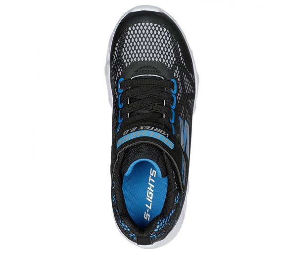 ΠΑΙΔΙΚΑ ΜΑΥΡΑ ΠΑΠΟΥΤΣΙΑ SKECHERS S LIGHTS VORTEX 2.0 ΓΙΑ ΑΓΟΡΙΑ