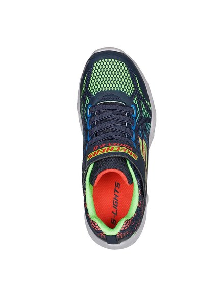 ΠΑΙΔΙΚΑ ΣΚΟΥΡΑ ΜΠΛΕ ΠΑΠΟΥΤΣΙΑ SKECHERS S LIGHTS VORTEX 2.0 ΓΙΑ ΑΓΟΡΙΑ