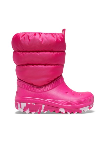 ΒΡΕΦΙΚΑ ΡΟΖ ΠΑΠΟΥΤΣΙΑ ΧΙΟΝΙΟΥ CROCS CLASSIC NEO PUFF ΓΙΑ ΚΟΡΙΤΣΙΑ – ΡΟΖ