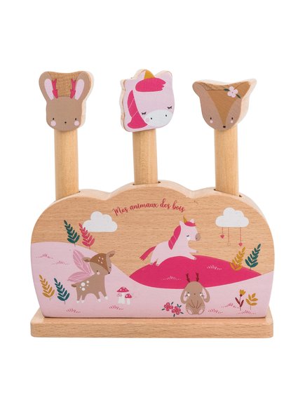 ΠΑΙΔΙΚΟ ΞΥΛΙΝΟ ΠΑΙΧΝΙΔΙ SERGENT MAJOR ΓΙΑ ΚΟΡΙΤΣΙΑ - ΠΟΛΥΧΡΩΜΟ φωτογραφία