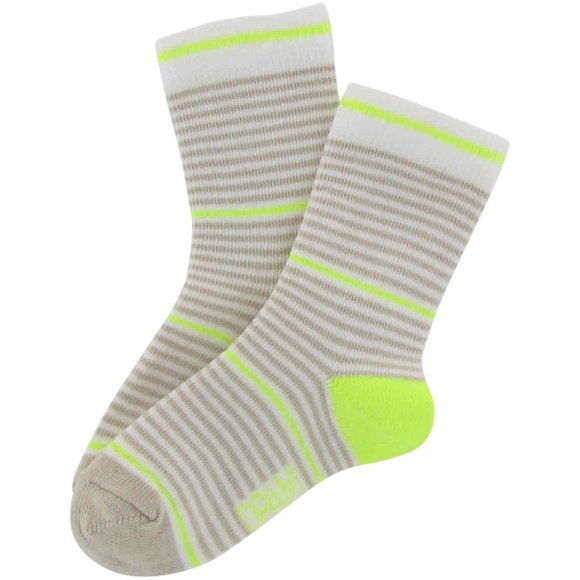 DPAM Βρεφικές Κάλτσες για Αγόρια Grey/Neon Yellow - ΕΚΡΟΥ