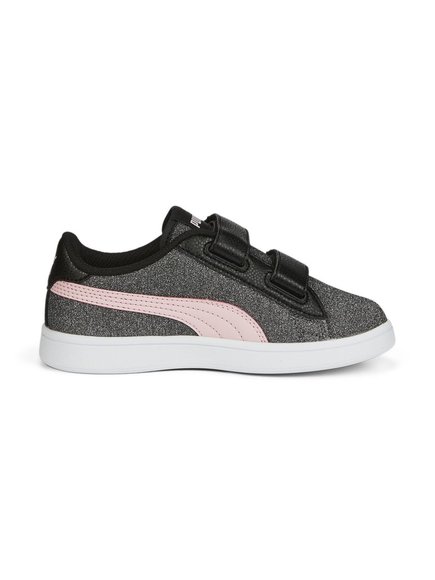 ΠΑΙΔΙΚΑ ΣΚΟΥΡΑ ΓΚΡΙ ΠΑΠΟΥΤΣΙΑ PUMA SMASH V2 GLITZ GLAM ΓΙΑ ΚΟΡΙΤΣΙΑ – ΓΚΡΙ