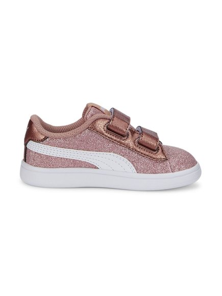 ΒΡΕΦΙΚΑ ΡΟΖ ΠΑΠΟΥΤΣΙΑ PUMA SMASH V2 GLITZ GLAM ΓΙΑ ΚΟΡΙΤΣΙΑ – ΡΟΖ