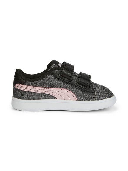 ΒΡΕΦΙΚΑ ΣΚΟΥΡΑ ΓΚΡΙ PUMA SMASH V2 GLITZ GLAM ΓΙΑ ΚΟΡΙΤΣΙΑ – ΓΚΡΙ