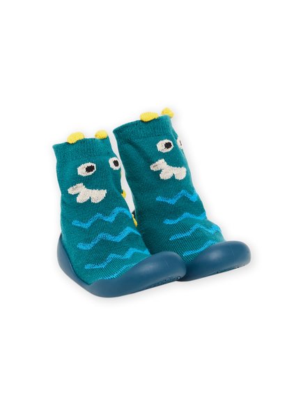 Παιδικές Παντόφλες για Αγόρια Green Sock Animals