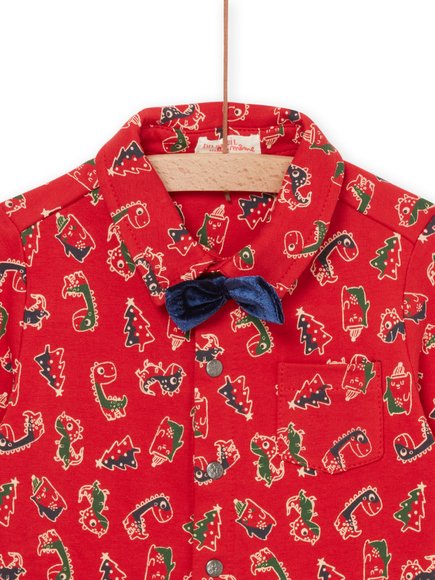 Βρεφικό Πουκάμισο για Αγόρια Festive Dinos