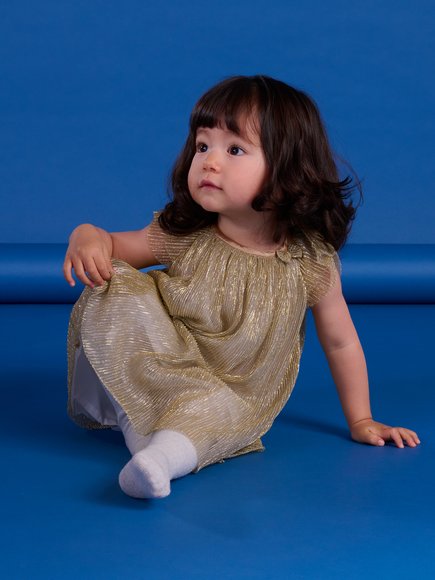 Βρεφικό Φόρεμα για Κορίτσια Festive Gold
