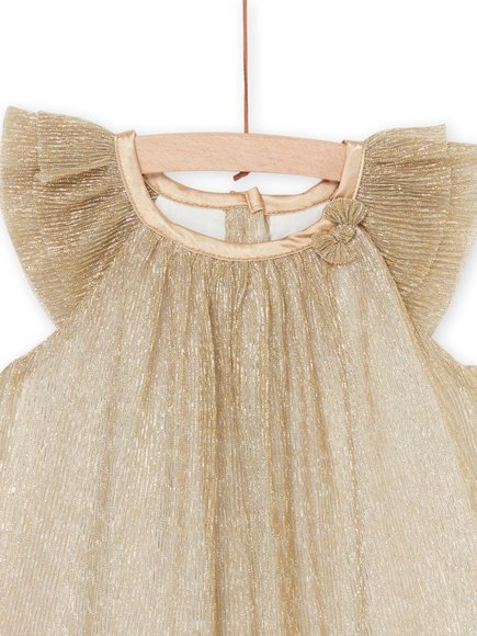 Βρεφικό Φόρεμα για Κορίτσια Festive Gold
