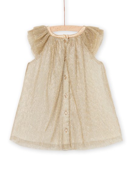 Βρεφικό Φόρεμα για Κορίτσια Festive Gold