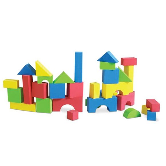 A-PLAY Edushape: Παιχνίδι Sensory Puzzle Blocks 80τμχ για 24+ μηνών - ΠΟΛΥΧΡΩΜΟ