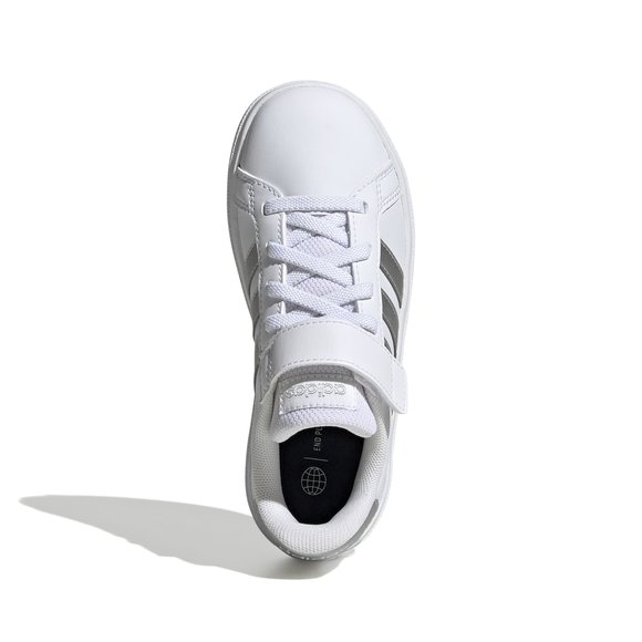 Παιδικά Παπούτσια Adidas Grand Court για Κορίτσια Silver