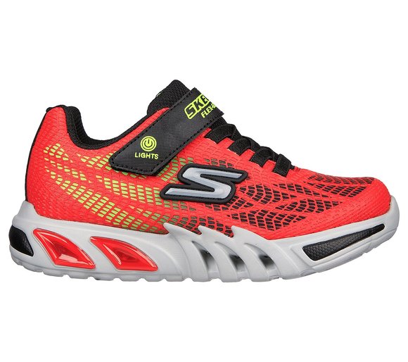ΠΑΙΔΙΚΑ ΚΟΚΚΙΝΑ/ΜΑΥΡΑ ΑΘΛΗΤΙΚΑ ΠΑΠΟΥΤΣΙΑ SKECHERS FLEX – GLOW ELITE – VORLO ΓIA ΑΓΟΡΙΑ – ΚΟΚΚΙΝΟ