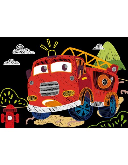 Παιδικό Παιχνίδι - Mini Scratch Book Cars