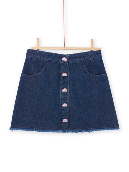 Παιδική Φούστα για Κορίτσια Dark Denim