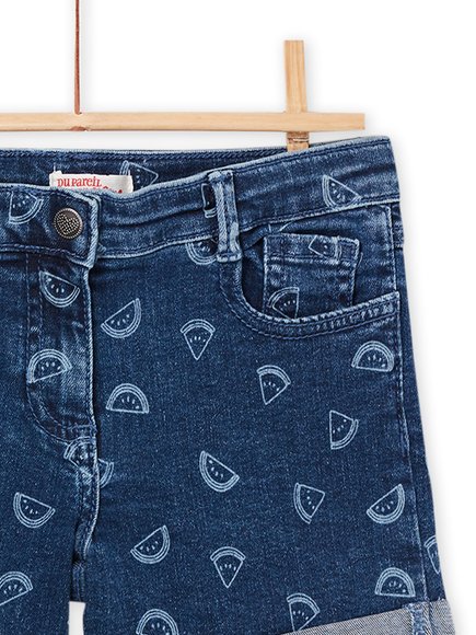 Παιδικό Σορτς για Κορίτσια Denim Watermelon