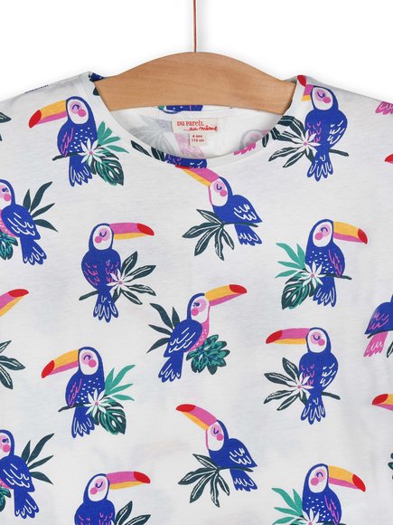 Παιδική Μπλούζα για Κορίτσια White Tucan