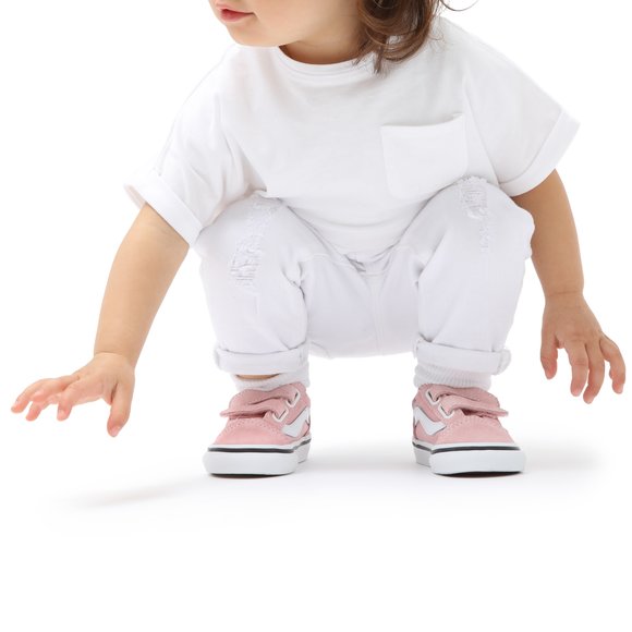 Βρεφικά Παπούτσια Vans Old Skool V Pink (Μεγέθη 20-26)