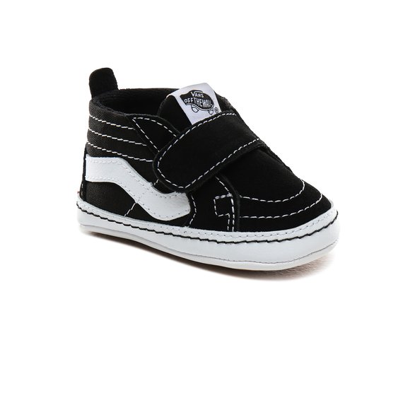 VANS UNISEX ΒΡΕΦΙΚΑ ΠΑΠΟΥΤΣΙΑ VANS SK8-HI BLACK - ΜΑΥΡΟ
