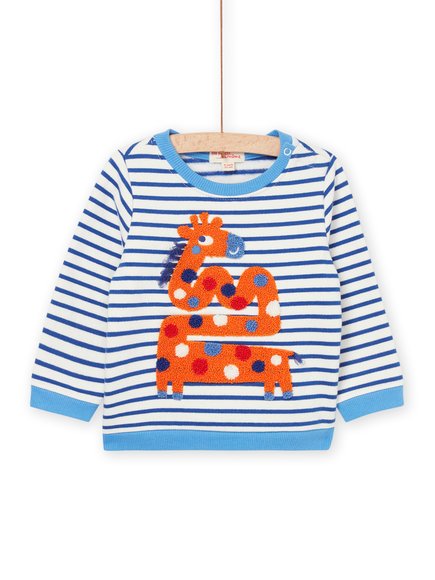 Βρεφικό Φούτερ για Αγόρια Dotted Giraffe