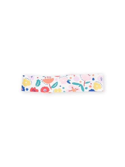 Βρεφική Κορδέλα για Κορίτσια White Floral