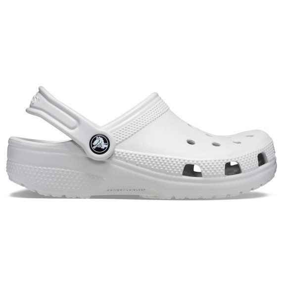 Crocs Crocband Παιδικά Σαμπό Λευκά – ΓΚΡΙ