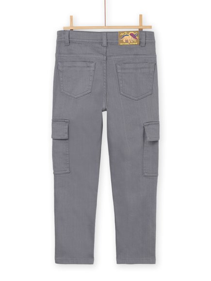 Παιδικό Παντελόνι για Αγόρια Grey Cargo