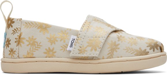 TOMS ΒΡΕΦΙΚΕΣ ΜΠΕΖ ΕΣΠΑΝΤΡΙΓΙΕΣ TOMS ΜΕ GLITTER ΓΙΑ ΚΟΡΙΤΣΙΑ - ΕΚΡΟΥ