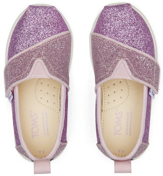 Βρεφικά Παπούτσια Toms Glitter για Κορίτσια Purple