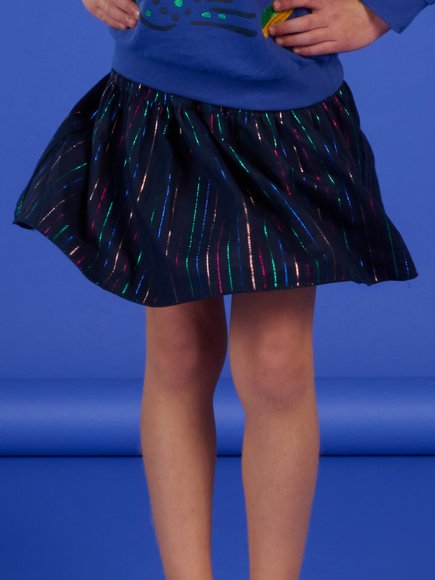 Παιδική Φούστα για Κορίτσια Navy Floral
