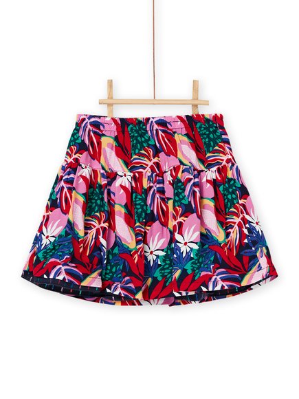 Παιδική Φούστα για Κορίτσια Navy Floral
