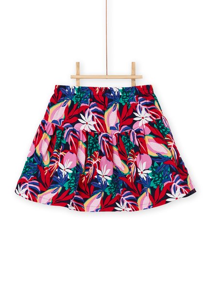 Παιδική Φούστα για Κορίτσια Navy Floral
