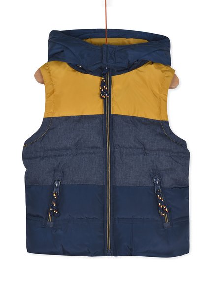 Βρεφικό Μπουφάν για Αγόρια Mustard/Navy